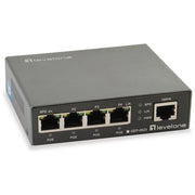 LevelOne GEP-0523 Switch di Rete Gigabit Ethernet 10-100-1000 Nero Supporto Power Over Ethernet