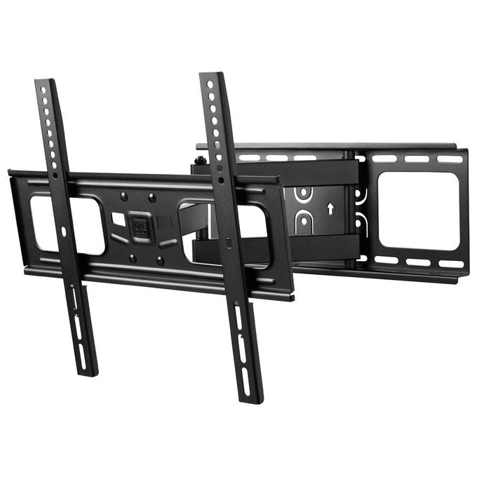 One For All WM4452 Supporto da Parete per Tv Montaggio a Muro Girevole 180° e Inclinabile 15° Dimensioni Schermo 32-65'' Massimo Peso 50kg Nero