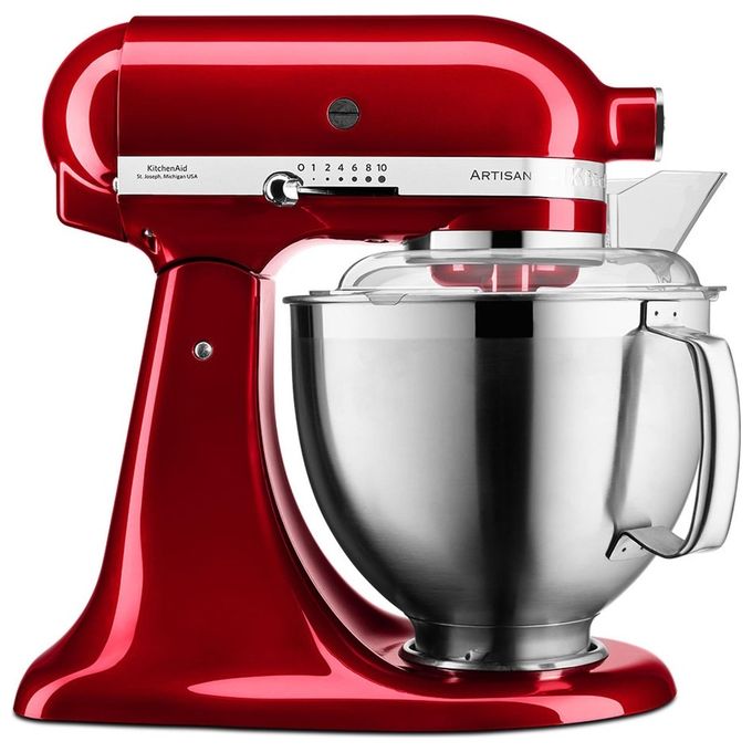KitchenAid 5KSM185PS Artisan Impastatrice Planetaria 300W 4,8 Litri Rosso Mela