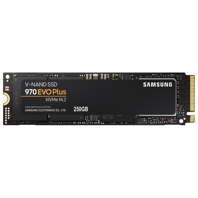 Samsung MZ-V7S250BW Hard disk SSD 250GB 970 EVO PLUS M.2 NVMe Nero-Arancione