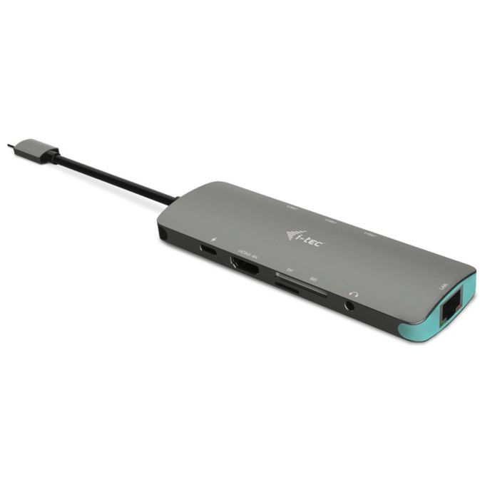 I-Tec C31NANODOCKLANPD Metal USB-C Nano Docking Station 4K Hdmi Lan con Power Delivery 100W