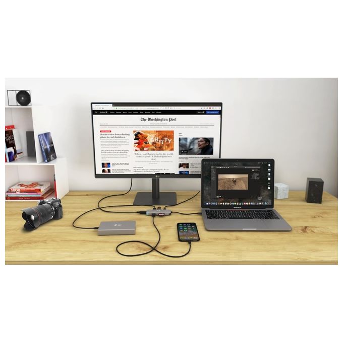 I-Tec C31NANODOCKPD Metal Usb-C Nano Dock 4K Hdmi con Power Delivery 100W