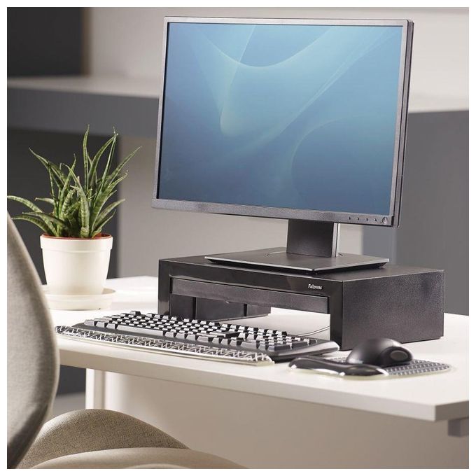 Fellowes Tappetino Mouse con Poggiapolsi in Gel Chevron