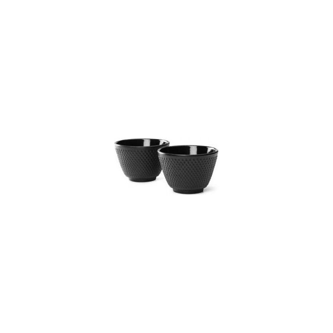Bredemeijer 2 Tazzine Jang 78x53mm in Ghisa Nero