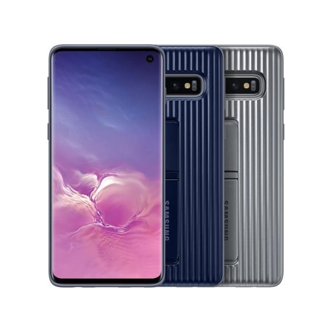 Samsung Protective Standing Cover per Galaxy S10 Nero