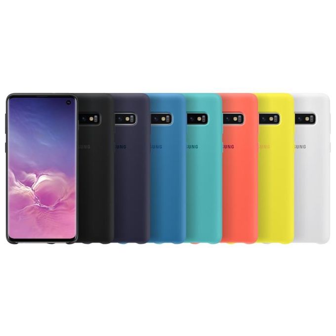 Samsung Silicone Cover Berry pink Galaxy s10