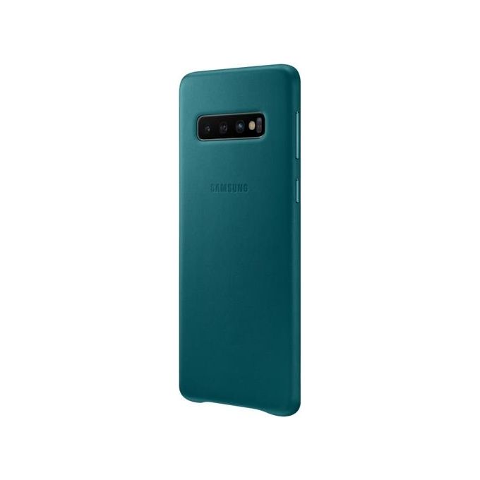 Samsung EF-VG973 Cover in Pelle per Galaxy S10 Verde