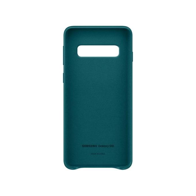 Samsung EF-VG973 Cover in Pelle per Galaxy S10 Verde