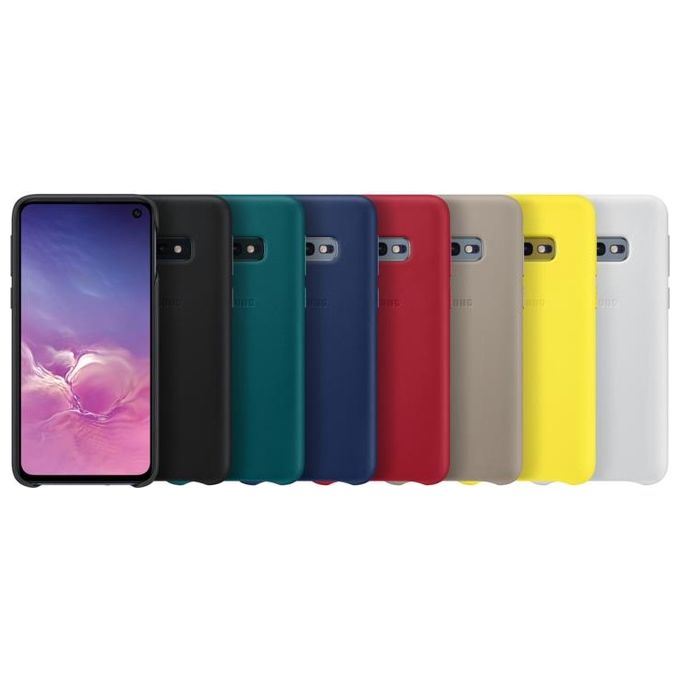 Samsung EF-VG970 Cover in Pelle per Galaxy S10 E Rosso