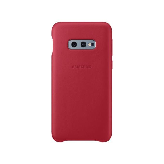 Samsung EF-VG970 Cover in Pelle per Galaxy S10 E Rosso