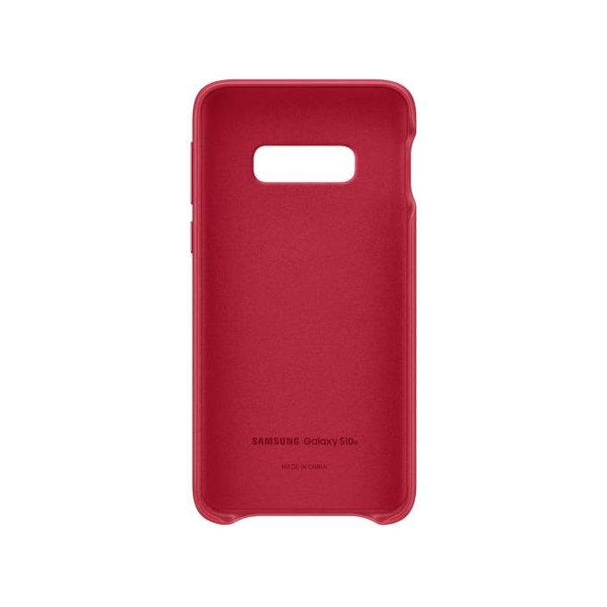 Samsung EF-VG970 Cover in Pelle per Galaxy S10 E Rosso