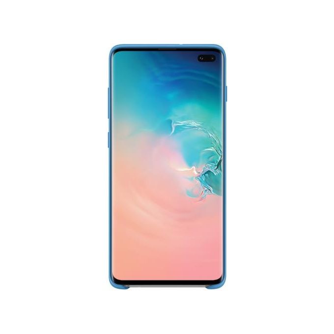 Samsung Silicone Cover blue Galaxy s10+