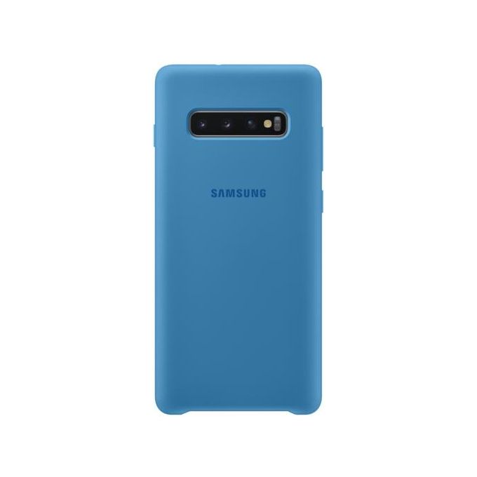Samsung Silicone Cover blue Galaxy s10+