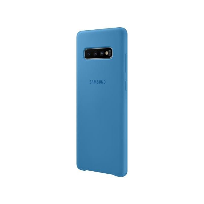 Samsung Silicone Cover blue Galaxy s10+