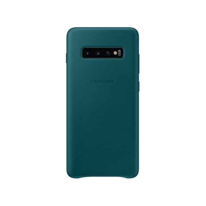 Samsung EF-VG975 Cover in Pelle per Galaxy S10+Verde