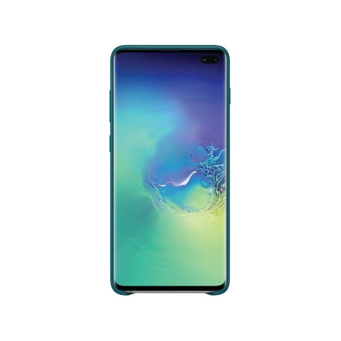 Samsung EF-VG975 Cover in Pelle per Galaxy S10+Verde
