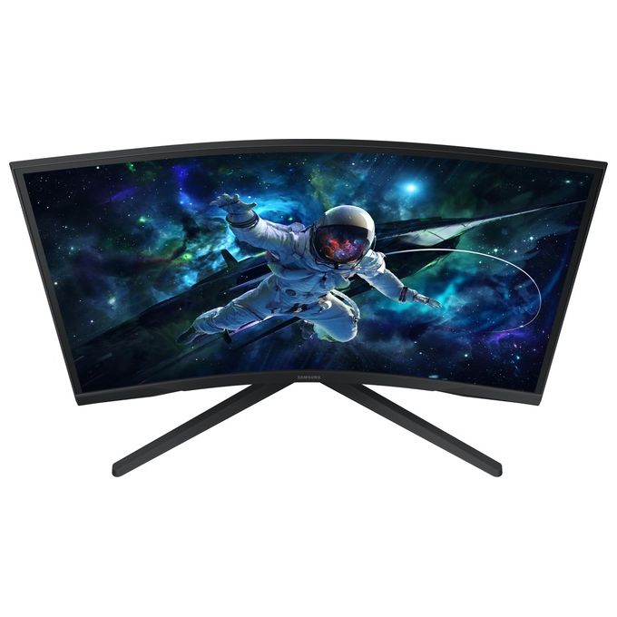Samsung Monitor Gaming Odyssey G5 (S27CG554) Curvo (1000R) 27'' 2560x1440 (WQHD 2K) HDR10 VA 165 Hz 1 ms (MPRT) FreeSync HDMI Display Port Ingresso Audio Flicker Free Eye Saver Mode