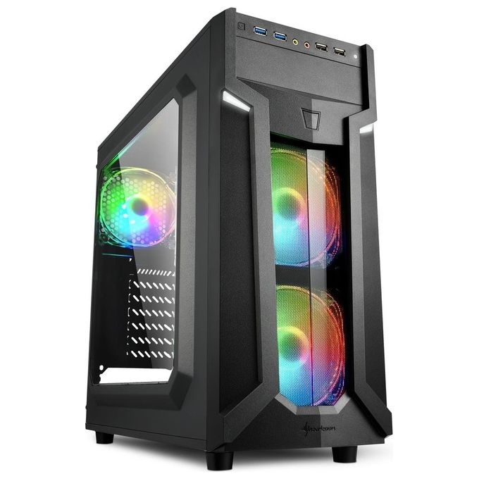 Sharkoon VG6-W RGB Midi ATX Tower Nero