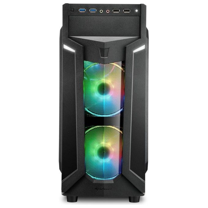 Sharkoon VG6-W RGB Midi ATX Tower Nero