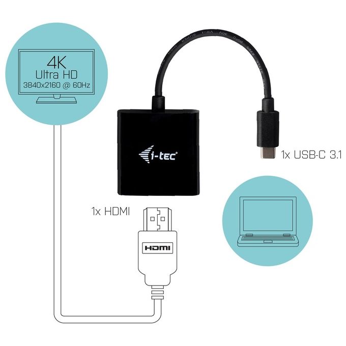 I-Tec C31HDMI60HZP Usb-c Hdmi Adapter 4k-60 Hz
