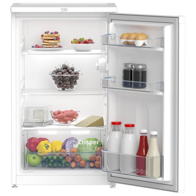 BEKO TS190040N Frigorifero sottopiano 88 L 82 cm Classe E 38 dB Ripiani in vetro temperato Bianco