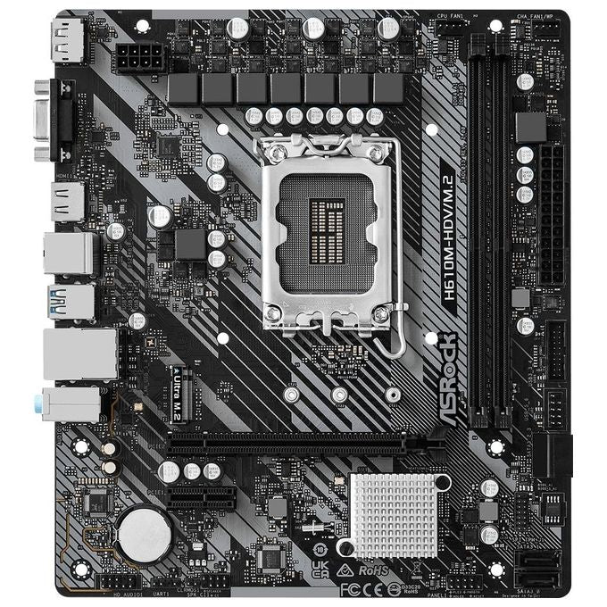 Asrock H610M-HDV-M.2 R2.0 Intel H610 LGA 1700 micro ATX