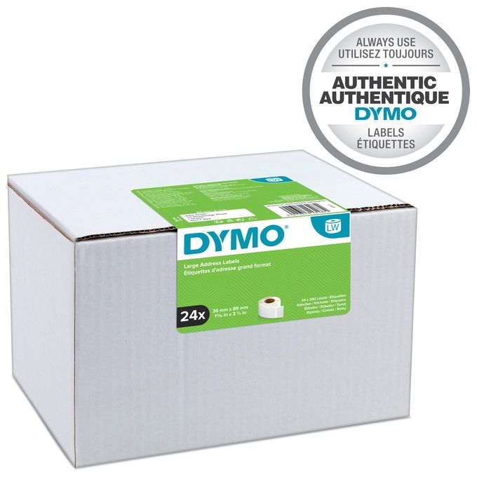 Dymo Cf24x260 etichette Labelwriter 36x89mm Bianco