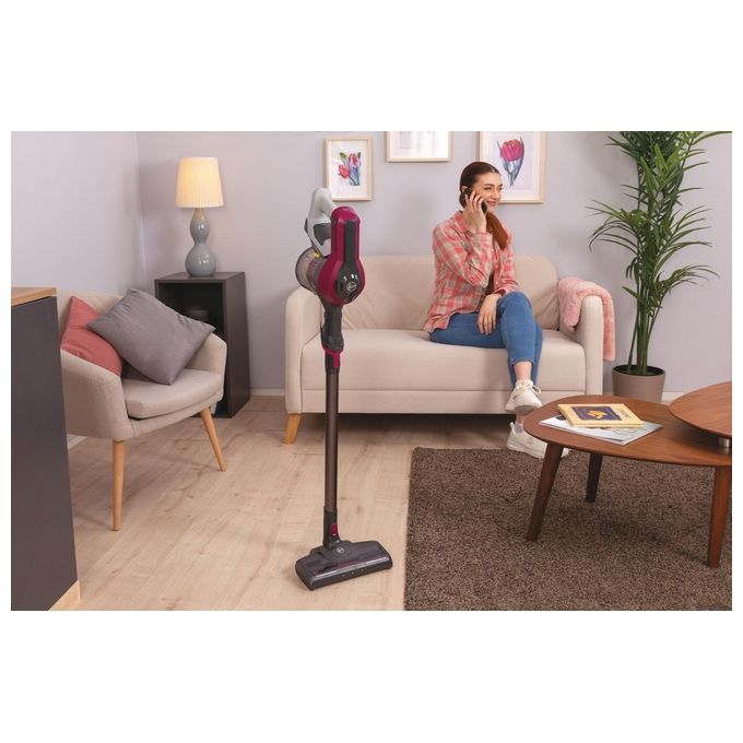 Hoover HF1 HF110P 011 Scopa Elettrica Senza Sacchetto 0.9 Litri 170W Magenta