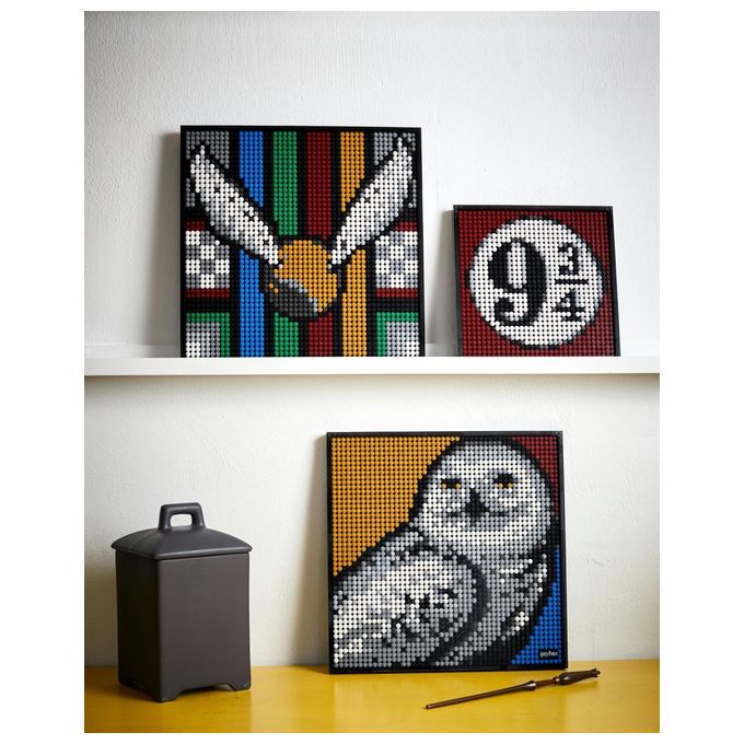 LEGO Art Harry Potter Hogwarts Crests