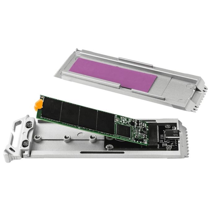 Cooler Master Oracle Air Box Esterno SSD Argento M.2