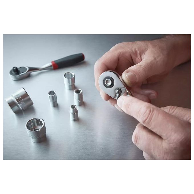 Wiha SB337101 Cricchetto con Levetta d'Inversione 3-8'' 175 mm