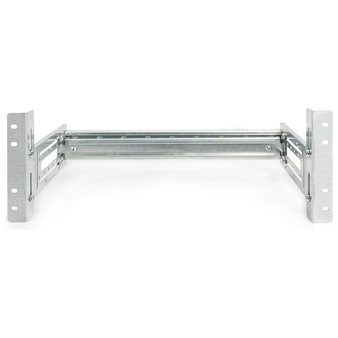 LINK supporto guida din 4u, 178x483x223 mm, galvanized incl. din rail, variable depth and height