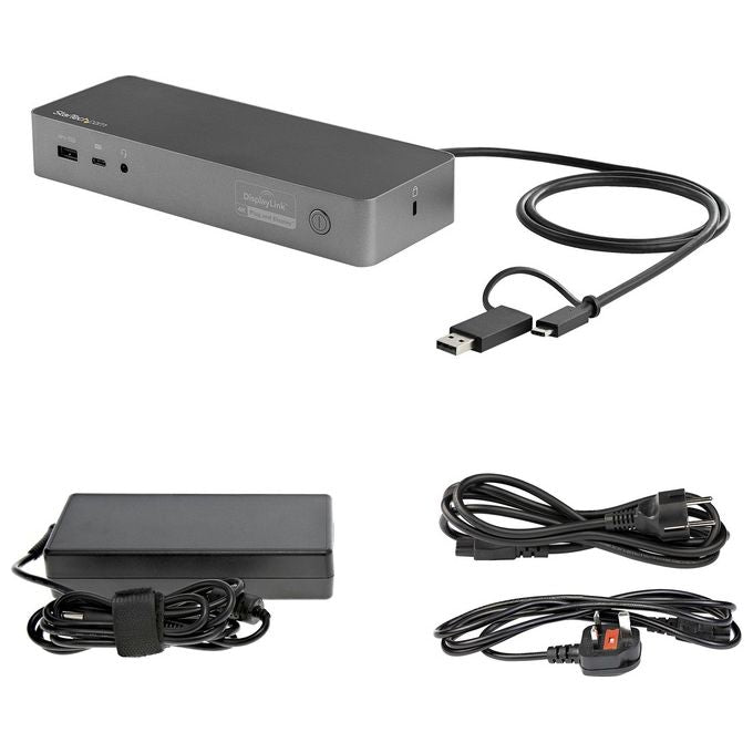 StarTech.com DK30C2DPEPUE Docking Station Universale per Portatile Dual 4K - Usb-C-Usb 3.0 60W PD