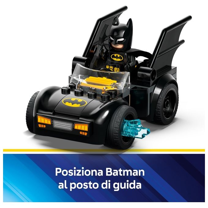 LEGO DC Batman e Batmobile Contro Mr. Freeze - Macchina Giocattolo del Supereroe con 2 Minifigure Accessori e Starter Brick per l'Auto Giochi per Bambini e Bambine da 4 Anni in su Idea Regalo 76301