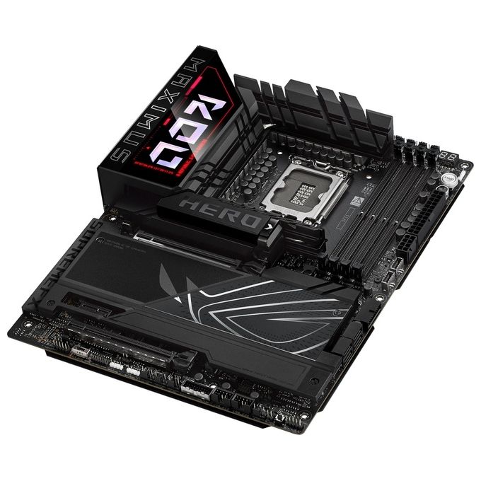 ASUS ROG Maximus Z890 Hero Scheda Madre Intel ATX 22122 Fasi di Alimentazione Slot DDR5 PCIe 5.0 GPD di Nuova Generazione 6 Slot M.2 WiFi 7 AI Overclocking Slot PCIe Q-Release Slim