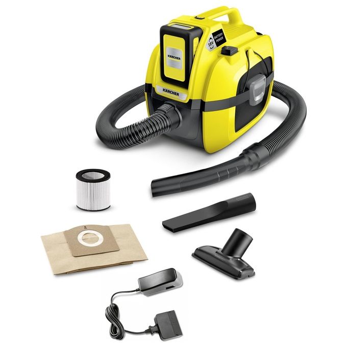 Karcher 1.198-301.0 Compact WD 1  Aspiratutto a Batteria Potenza 230 W Capacita' 7 Litri