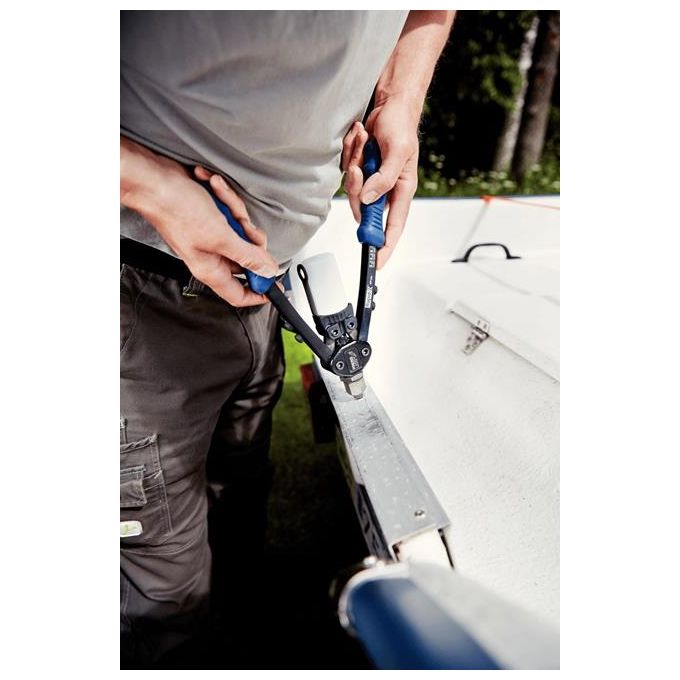 Rapid 5000374 RP100 Rivettatrice PRO con Funzione Press-Less Blu