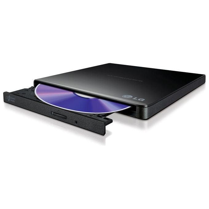 Lg GP57EB40 Masterizzatore slim Usb2.0 per Dvd±r-±rw M-disc nero 24x-24x-8x