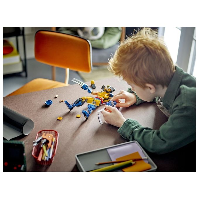 LEGO Marvel 76257 Personaggio di Wolverine, Action Figure Costruibile degli X-Men con 6 Elementi Artiglio, Collezione Supereroi