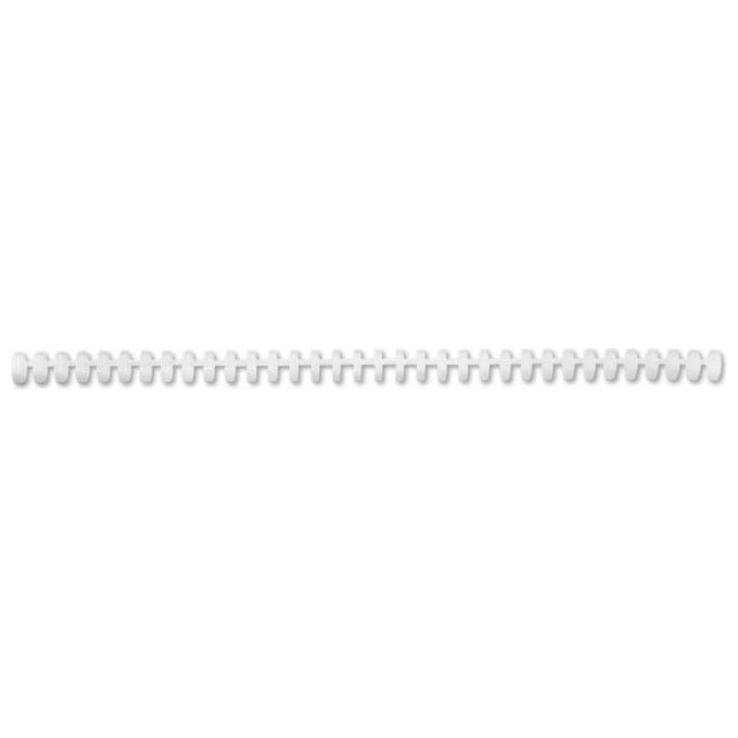 Gbc Cf50 Dorsi Plastici Click 12mm Bianco