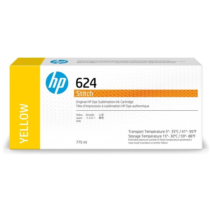 HP 624 Cartuccia Originale Giallo