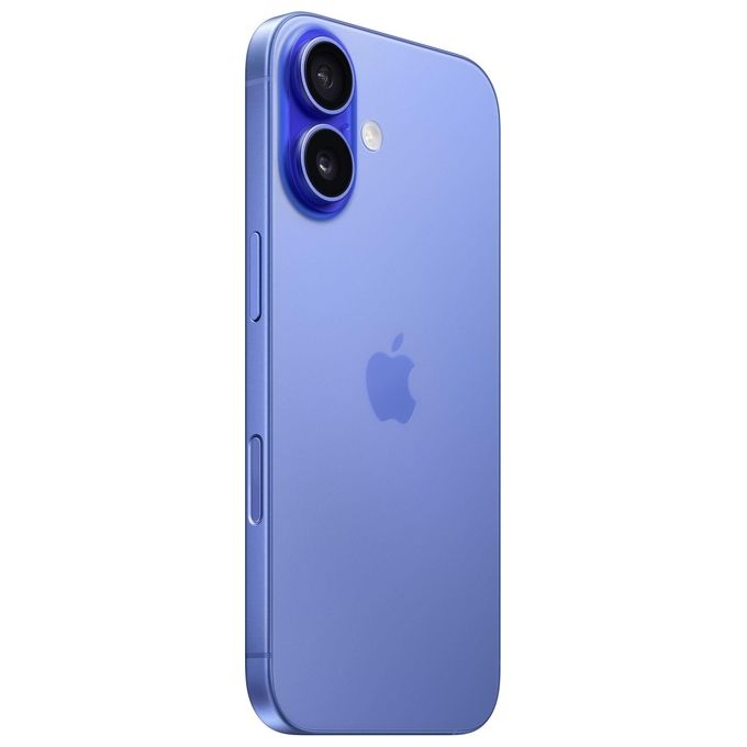 Apple MYEH3QL-A iPhone 16 Smartphone 5G 6.1'' OLED 256 GB chip A18 Doppia fotocamera 48 MP iOS 18 colore Blu