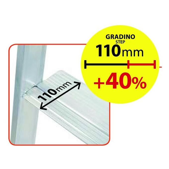 SCALA ALLUMINIO EN 131 5 GR.