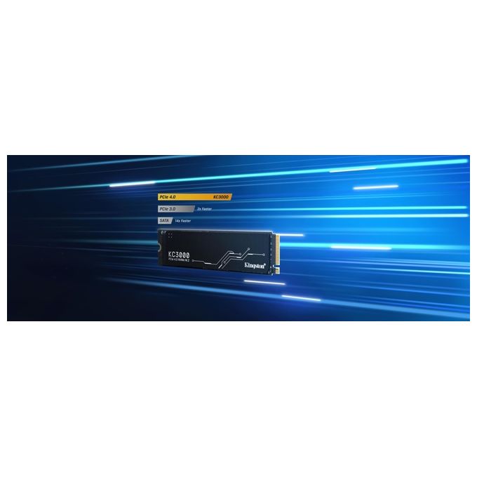 Kingston Technology KC3000 M.2 Ssd 2048Gb PCI Express 4.0 3D TLC NVMe