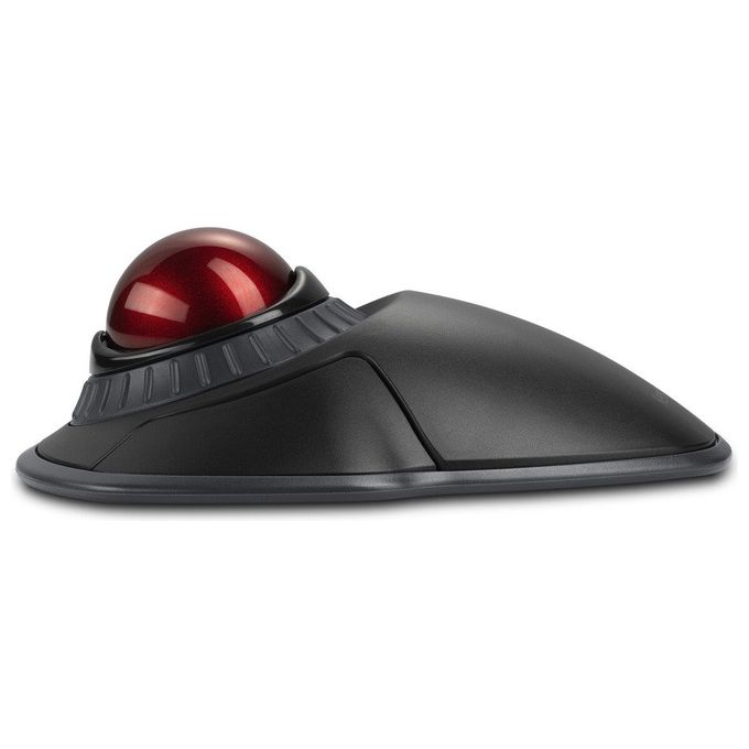 Kensington K70992WW Trackball Orbit Wireless con Rotella di Scorrimento DPI Regolabili 400 800 1200 1600 Connessione Bluetooth e RF 2.4 GHz Design Ambidestro Poggiapolsi Rimovibile colore Nero