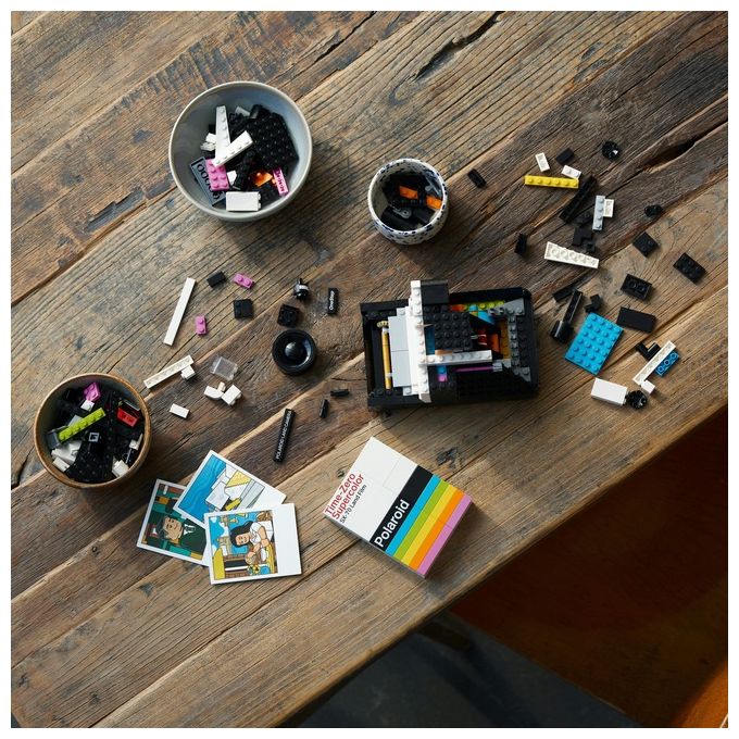 LEGO Ideas Fotocamera Polaroid OneStep SX-70 21345 Modellismo da Costruire per Adulti, Regali Creativi, Oggetti da Collezione