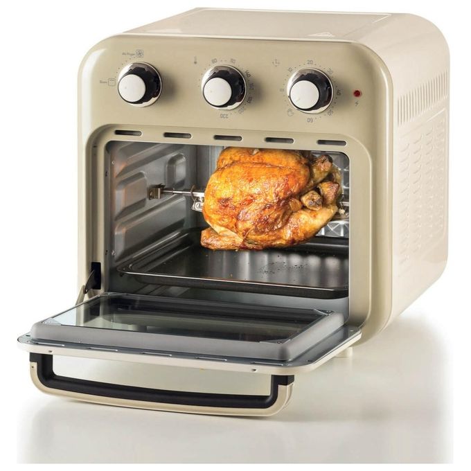 Ariete 4632-03 Friggitrice ad Aria Capacita' 16 Litri Potenza 1400 Watt con Funzione Rotisserie colore Beige