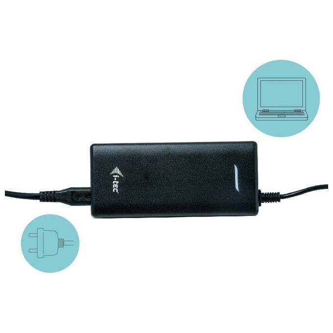 I-Tec USB-C Metal Nano Dock HDMI-VGA with LAN  Charger 112W