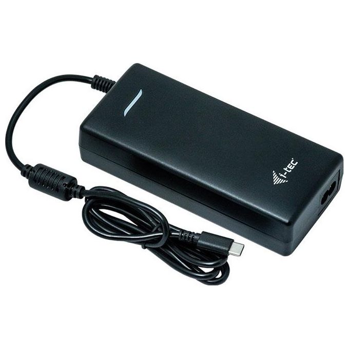 I-Tec USB-C Metal Nano Dock HDMI-VGA with LAN  Charger 112W
