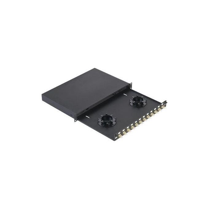 Panduit Cassetto Ottico Estraibile 1U con 12 Lcd MM Nero